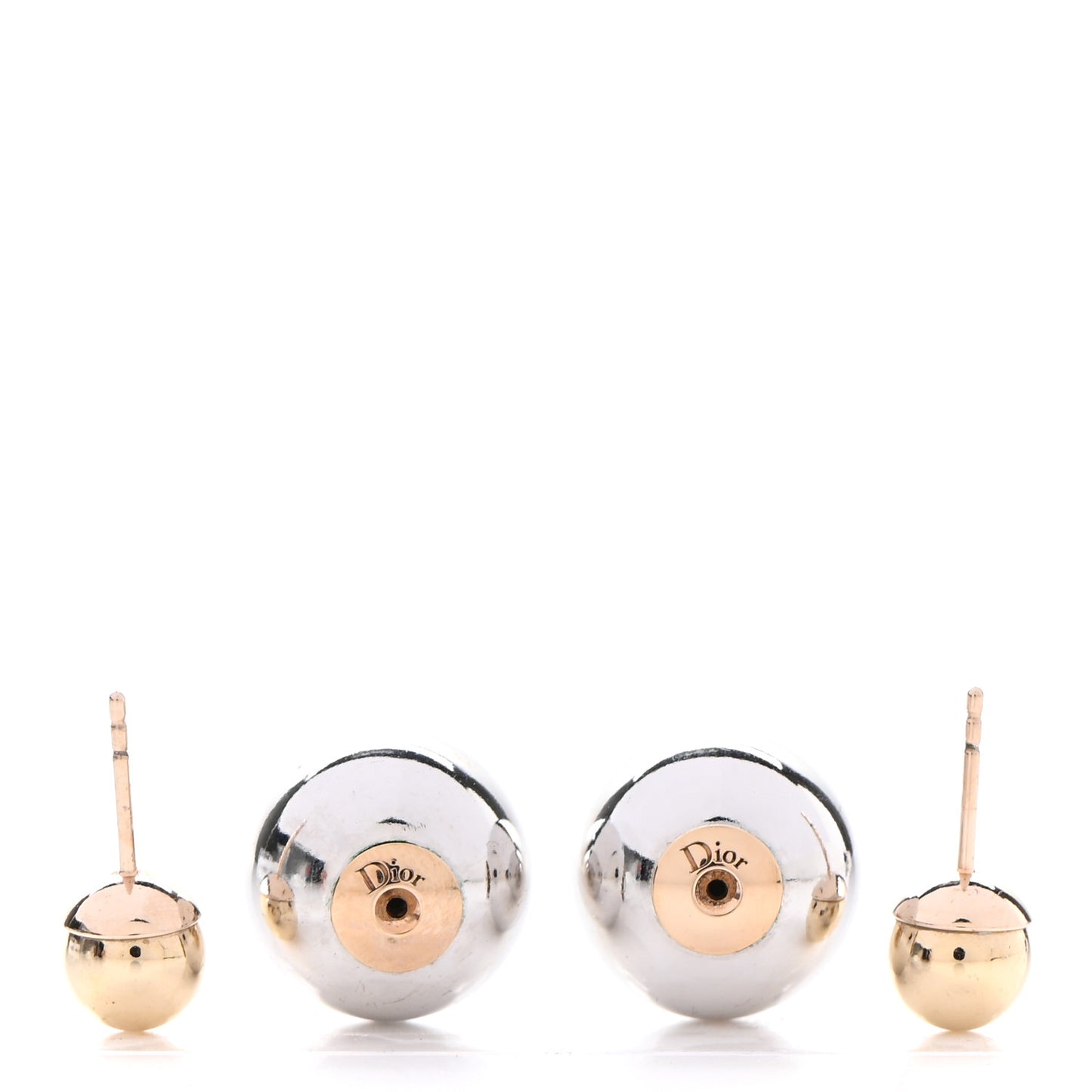 Mise En Dior Tribal Earrings Gold Silver