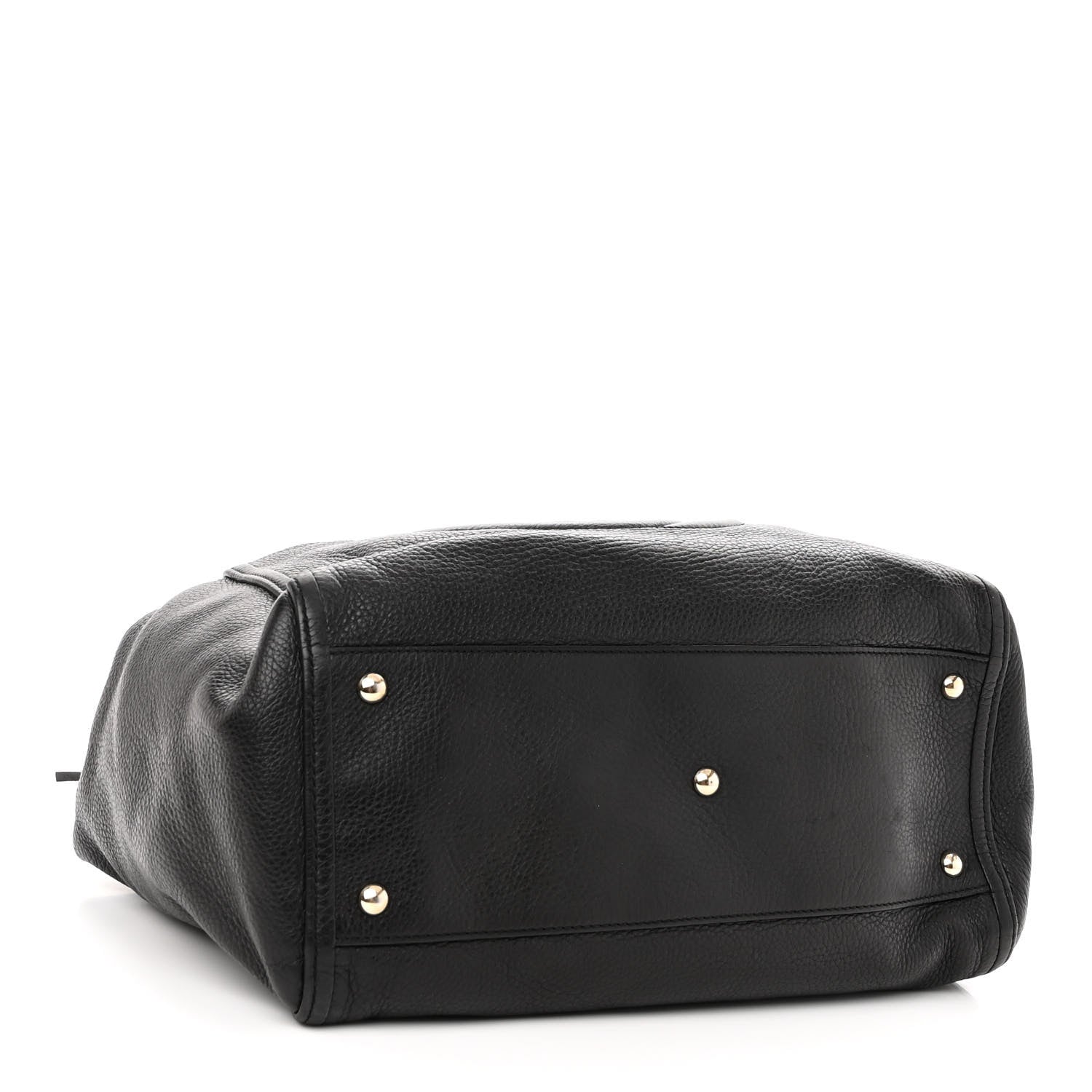 Gucci Pebbled Calfskin Medium Soho Shoulder Bag Black 4 of 12