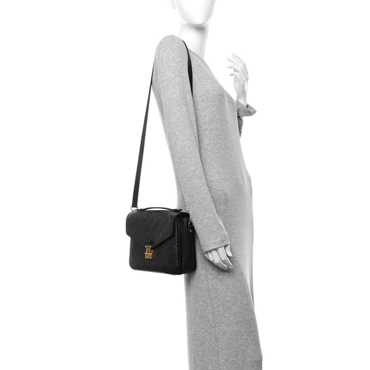 Louis Vuitton Empreinte Pochette Metis Black 2 of 9