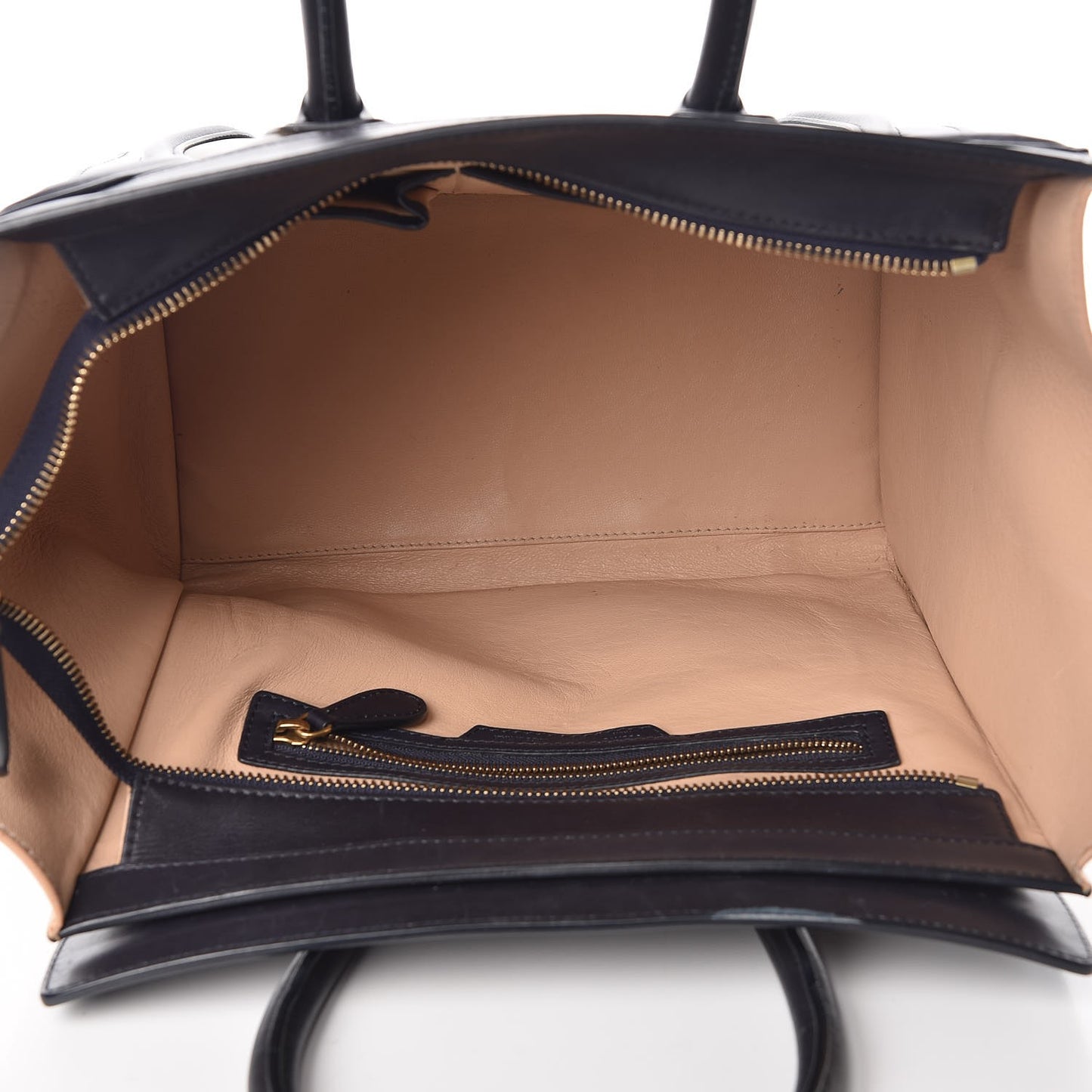 Satin Calfskin Mini Tri-Color Luggage Anthracite