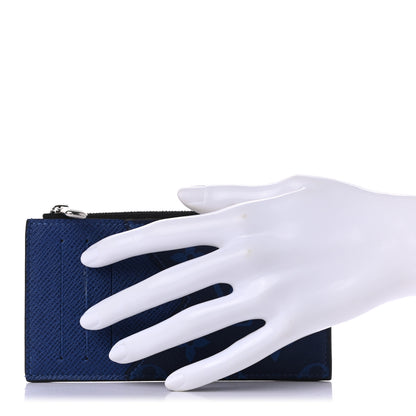 Louis Vuitton Monogram Taiga Coin Card Holder Cobalt 2 of 6