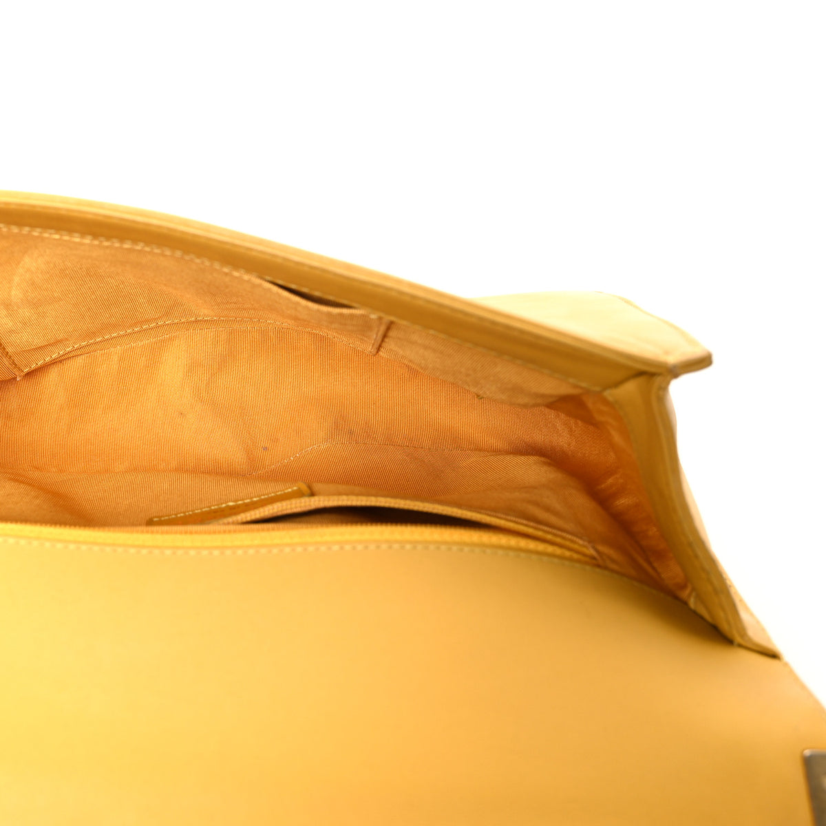 Lambskin Quilted New Medium Boy Flap Yellow