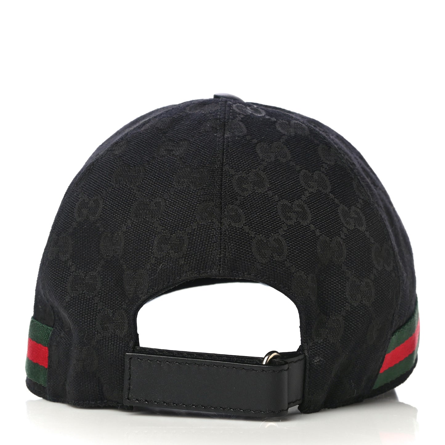 Monogram Web Baseball Hat XXL Black