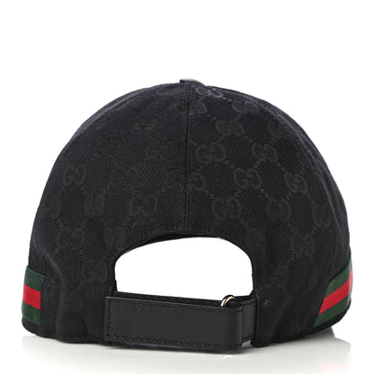 Gucci Monogram Web Baseball Hat XXL Black 5 of 11
