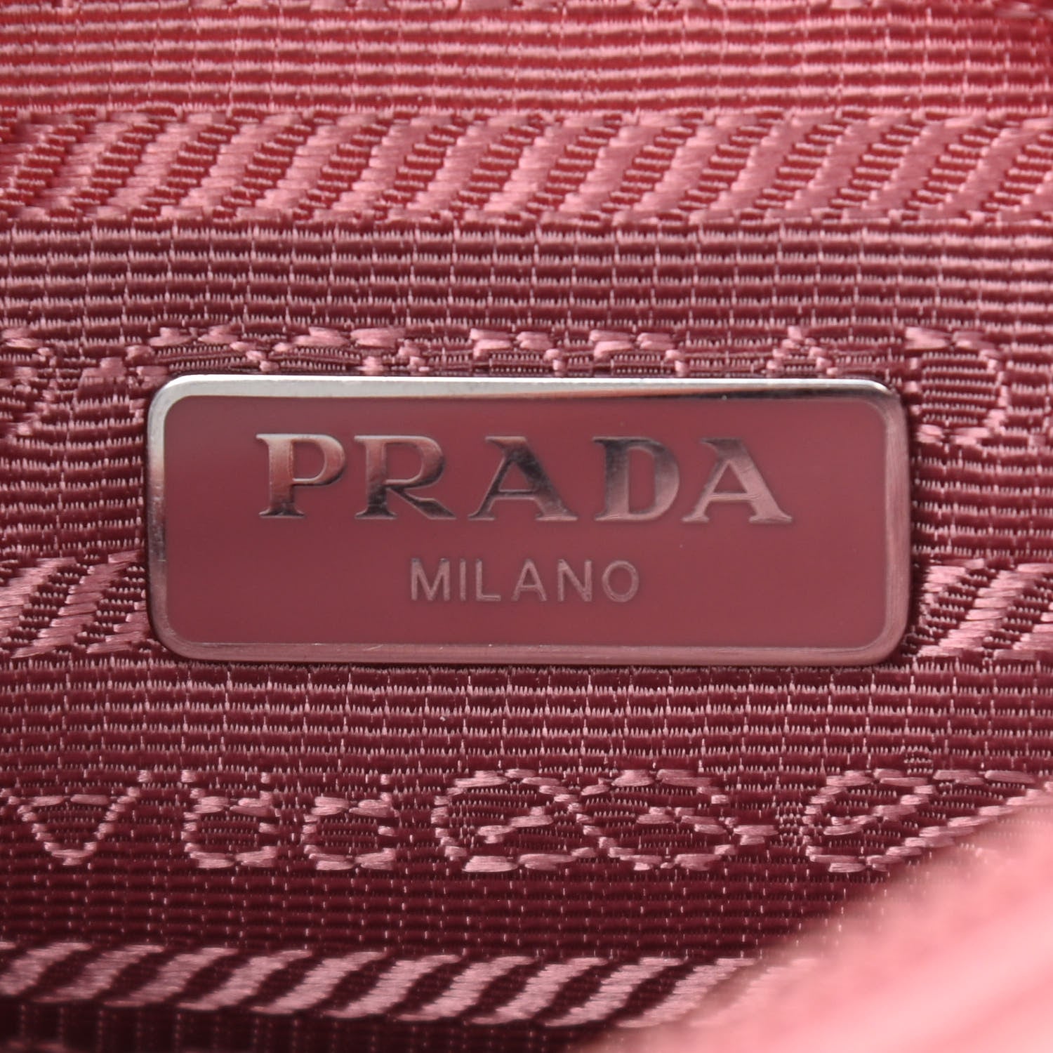 Prada Tessuto Nylon Saffiano Mini Re-Edition 2000 Bag Rosa 6 of 9