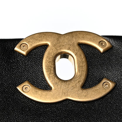 Chanel Lambskin  Quilted Large Chanel 19 Flap Black 12 of 13