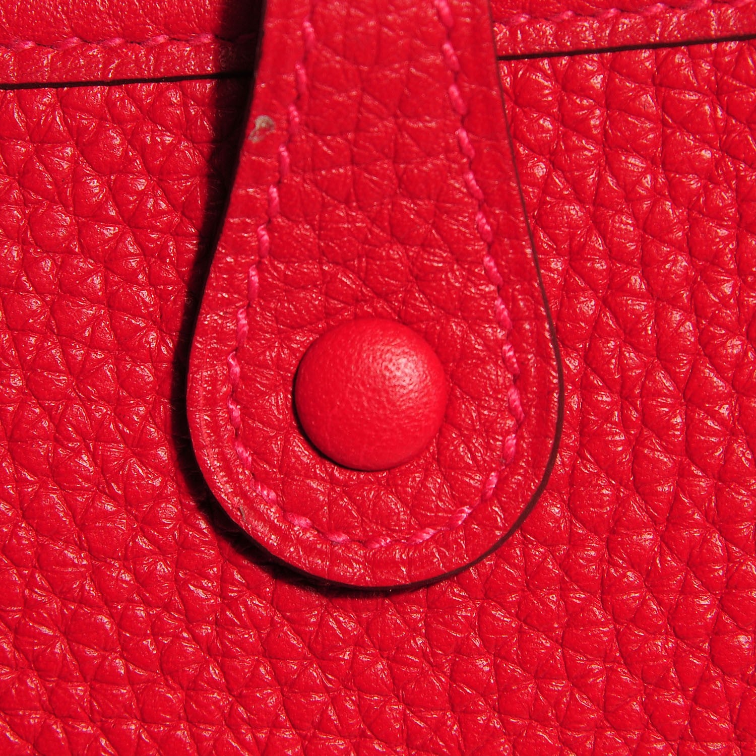 Hermes Taurillon Clemence Evelyne TPM Rouge Casaque 7 of 15