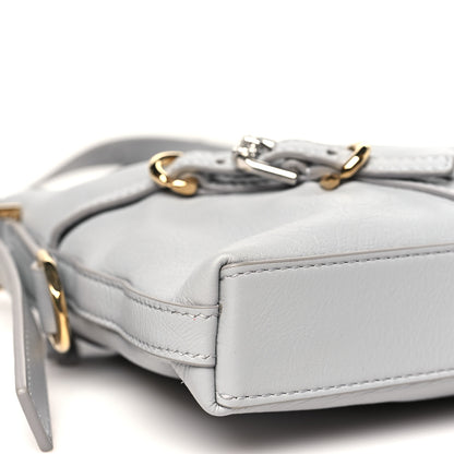 Givenchy Tumbled Calfskin Mini Voyou Boyfriend Party Bag Light Grey 9 of 11