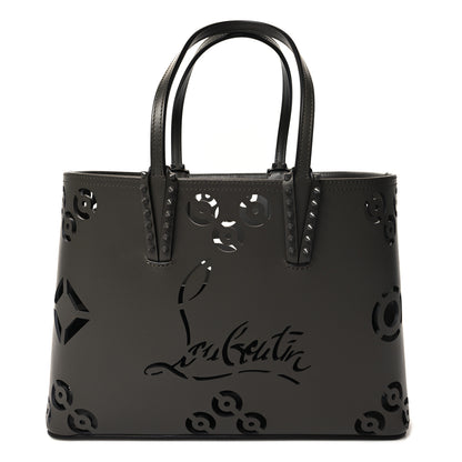 Christian Louboutin Calfskin Loubinthesky Perforated Small Cabata Tote Rocket 1 of 10
