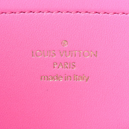 Louis Vuitton Lambskin Embossed Monogram Vuittamins Pochette Coussin Rose Violet 6 of 8