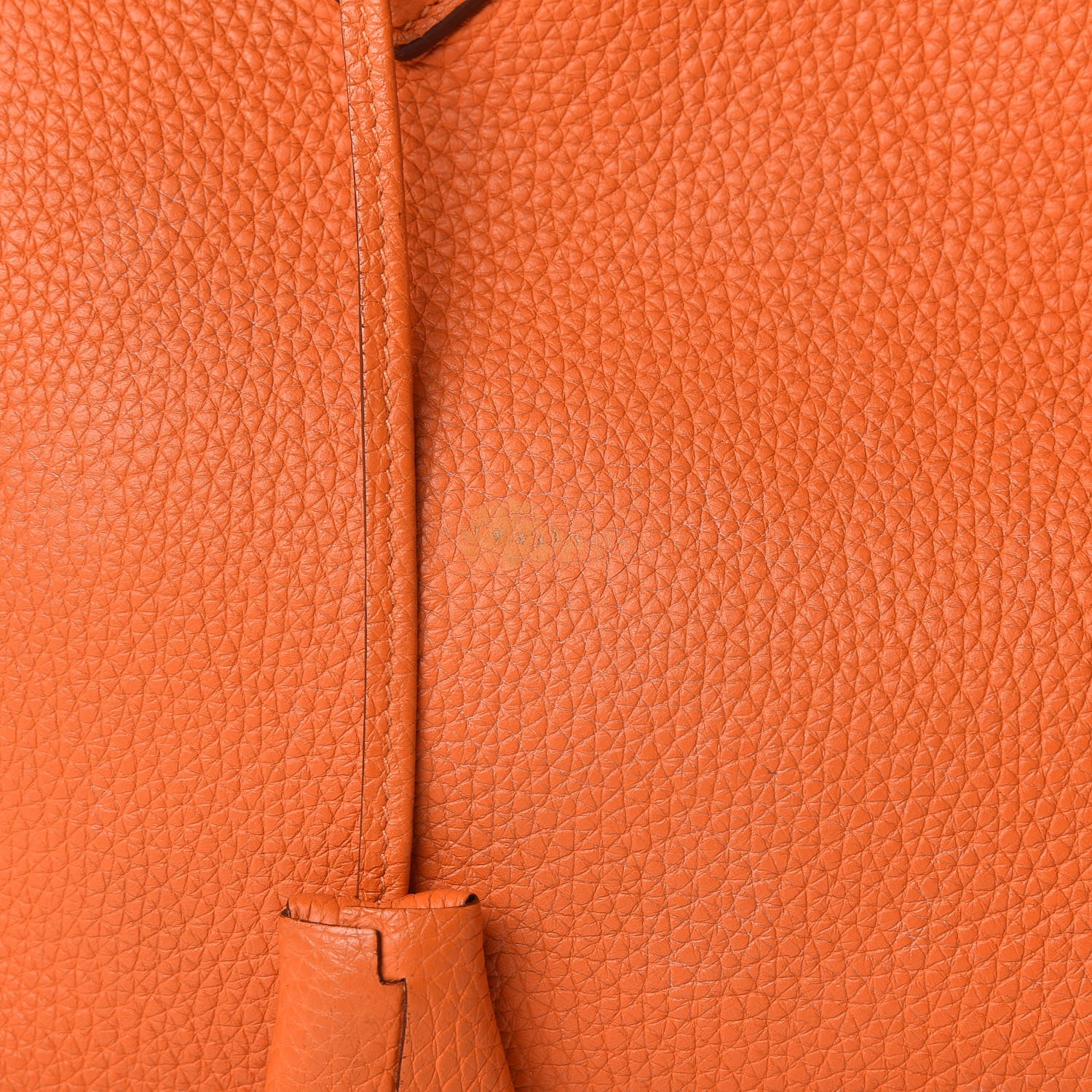 Hermes Taurillon Clemence Victoria II 35 Orange 7 of 10
