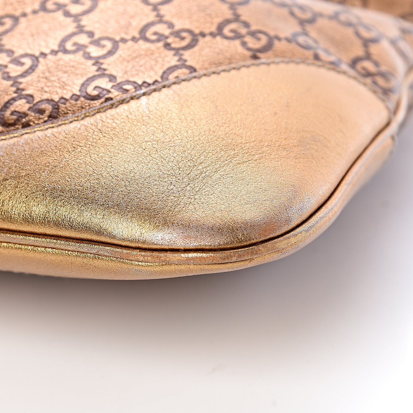 Metallic Guccissima Jackie O Bouvier Web Hobo