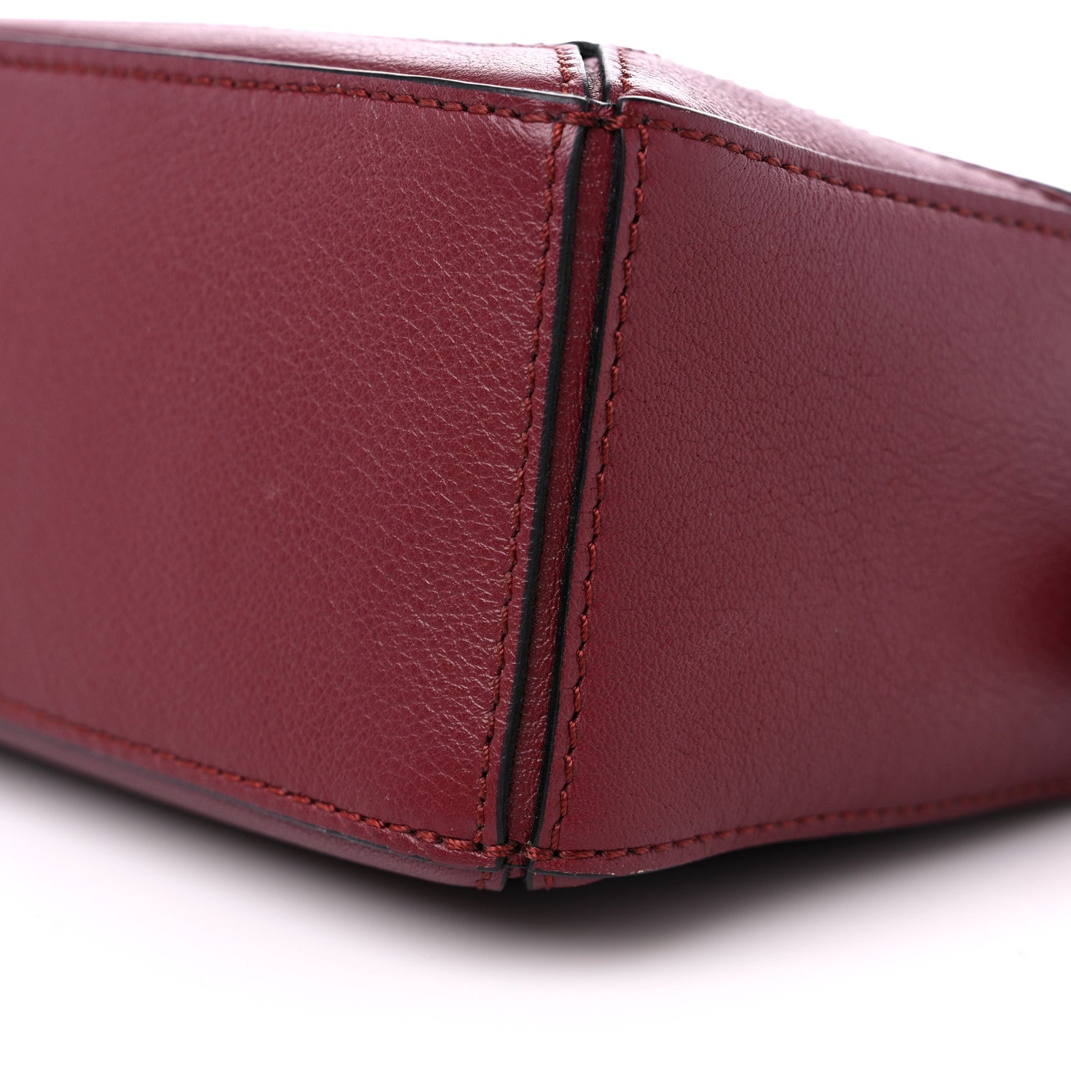 Loewe Calfskin Mini Puzzle Bag Wine 8 of 8