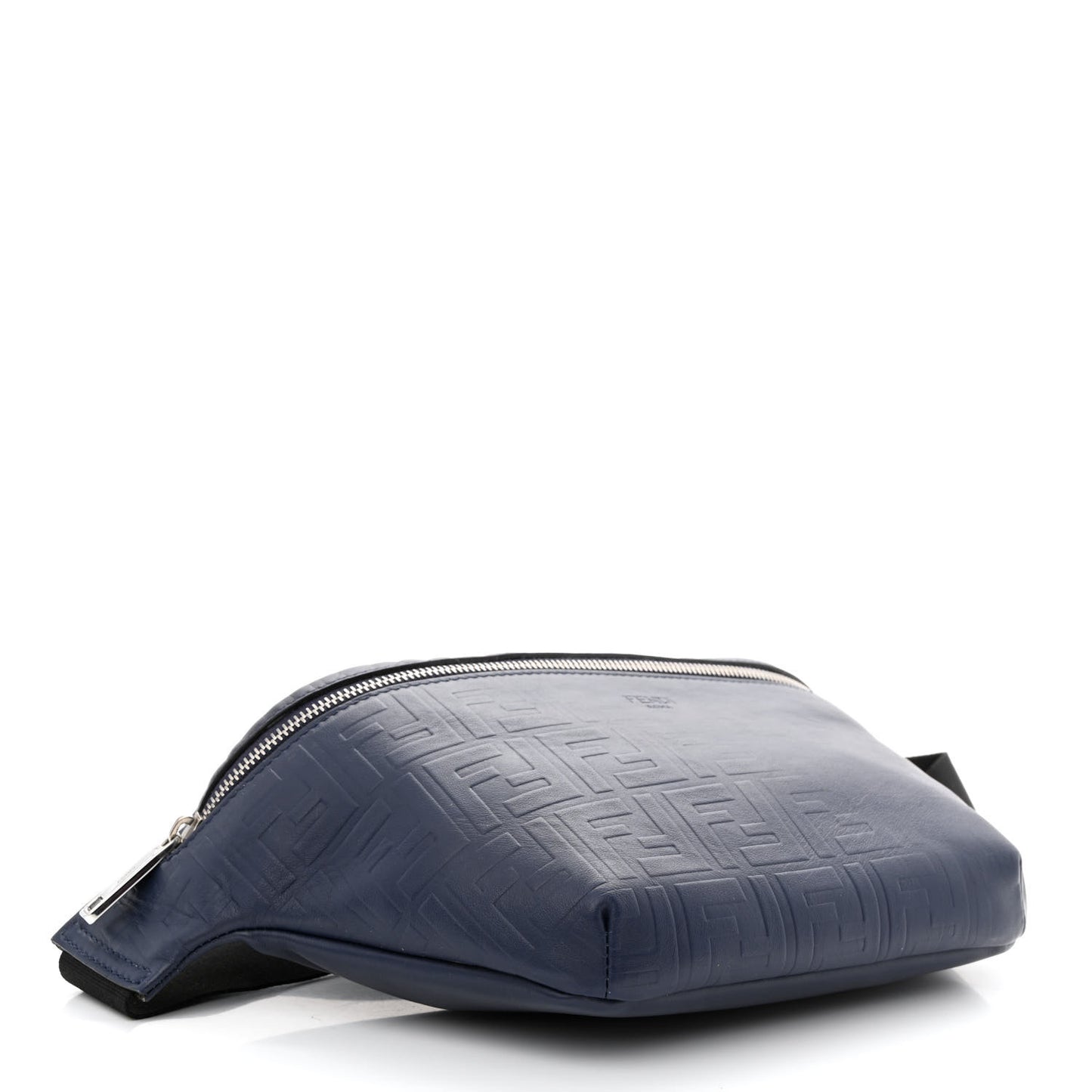 Vitello Grace FF Gradient Embossed Belt Bag Blueberry