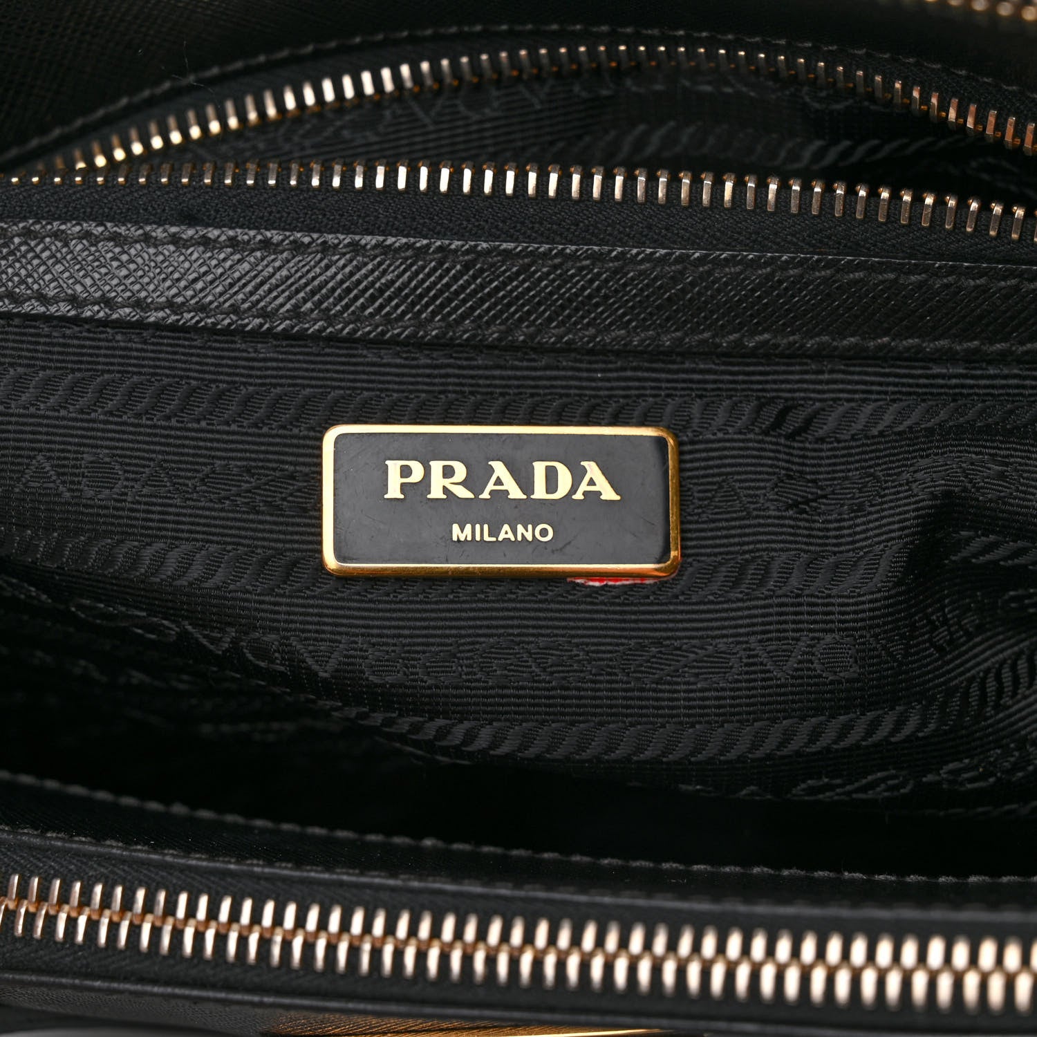 Prada Saffiano Medium Galleria Double Zip Tote Black 8 of 19