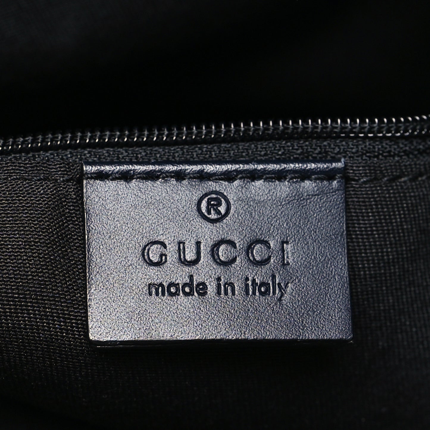 GG Supreme Monogram Web Flat Messenger Bag Navy
