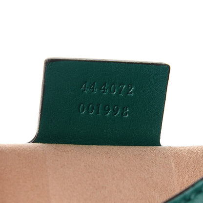 Gucci Calfskin Web Embroidered Small Dionysus Hobo Emerald Green 6 of 10