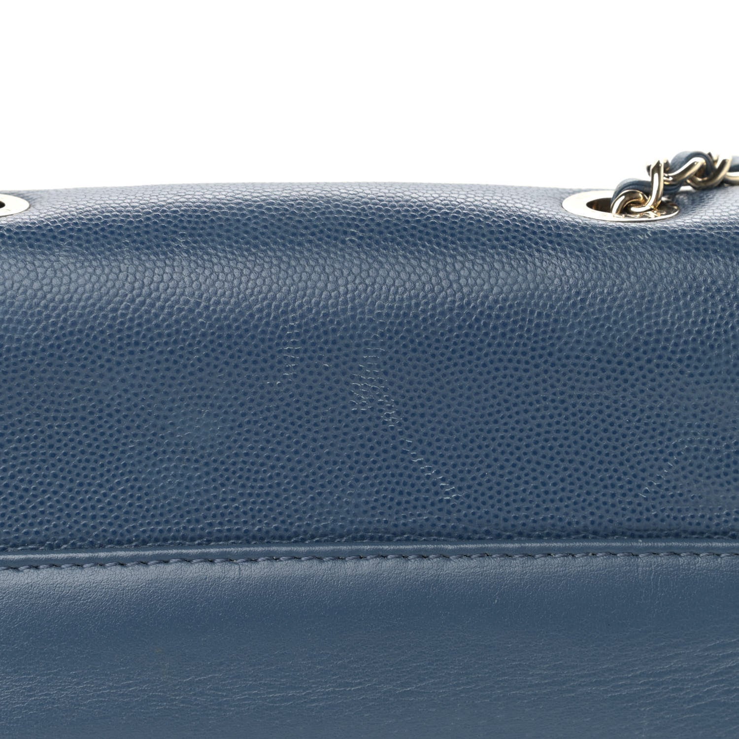 Chanel Caviar Quilted Business Affinity Backpack Blue 14 of 16