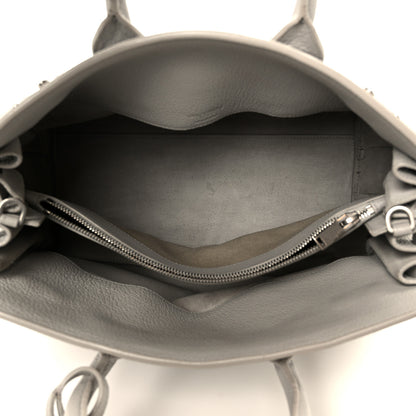 Saint Laurent Grained Calfskin Small Supple Sac De Jour Grey 5 of 11