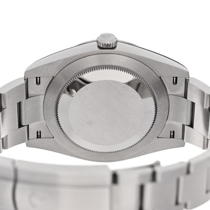 Rolex Stainless Steel 41mm Oyster Perpetual Watch Green 124300 4 of 5