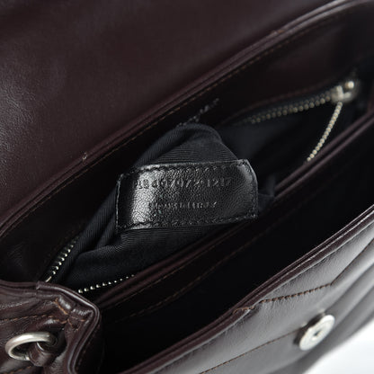 Saint Laurent Calfskin Y Quilted Monogram Toy Loulou Crossbody Bag Black Tulipe 7 of 11