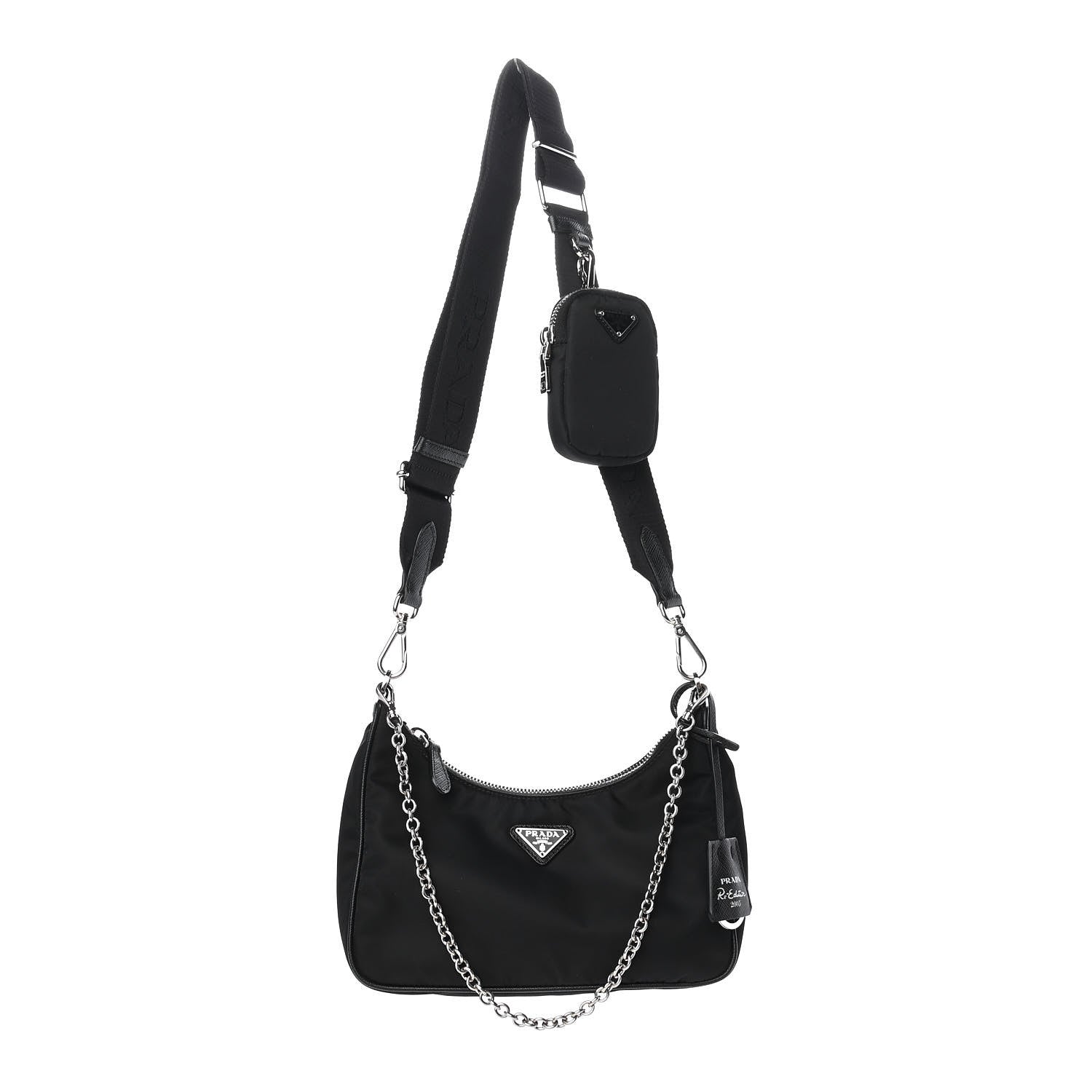 Prada Nylon Re-Edition 2005 Shoulder Bag Black 1 of 10