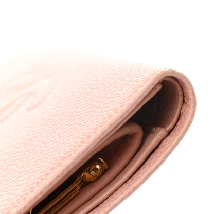 Chanel Caviar Timeless CC French Wallet Pink 13 of 14