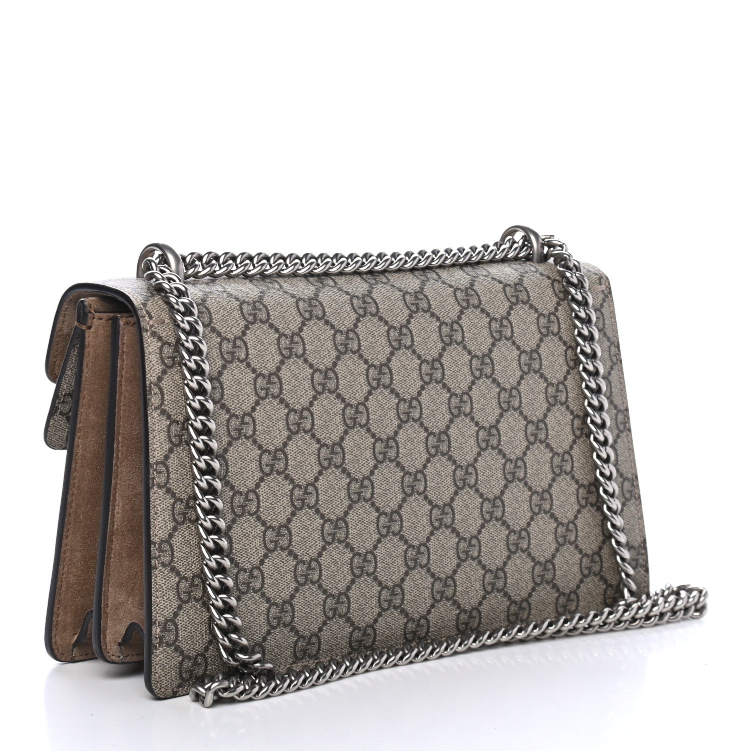 Gucci GG Supreme Monogram Small Dionysus Shoulder Bag Taupe 3 of 4