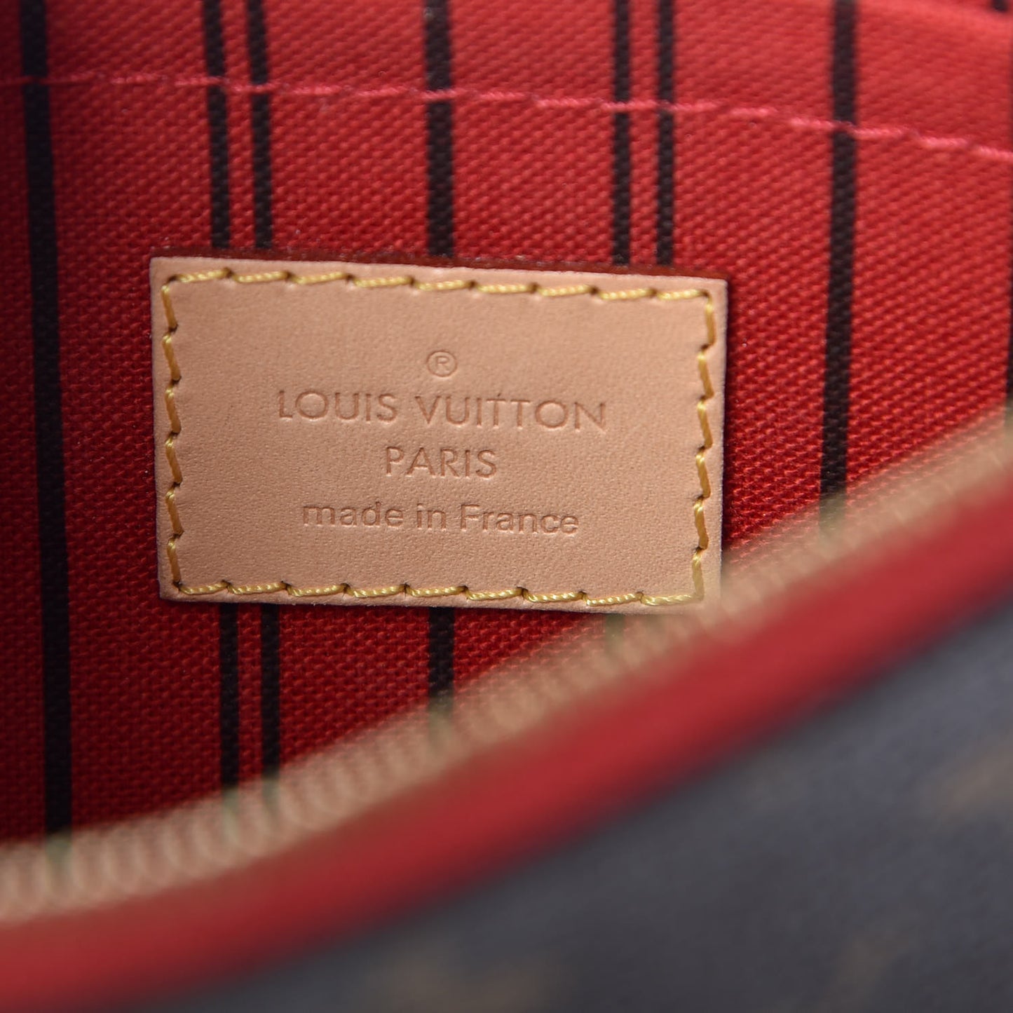 Monogram Neverfull MM GM Pochette Cherry