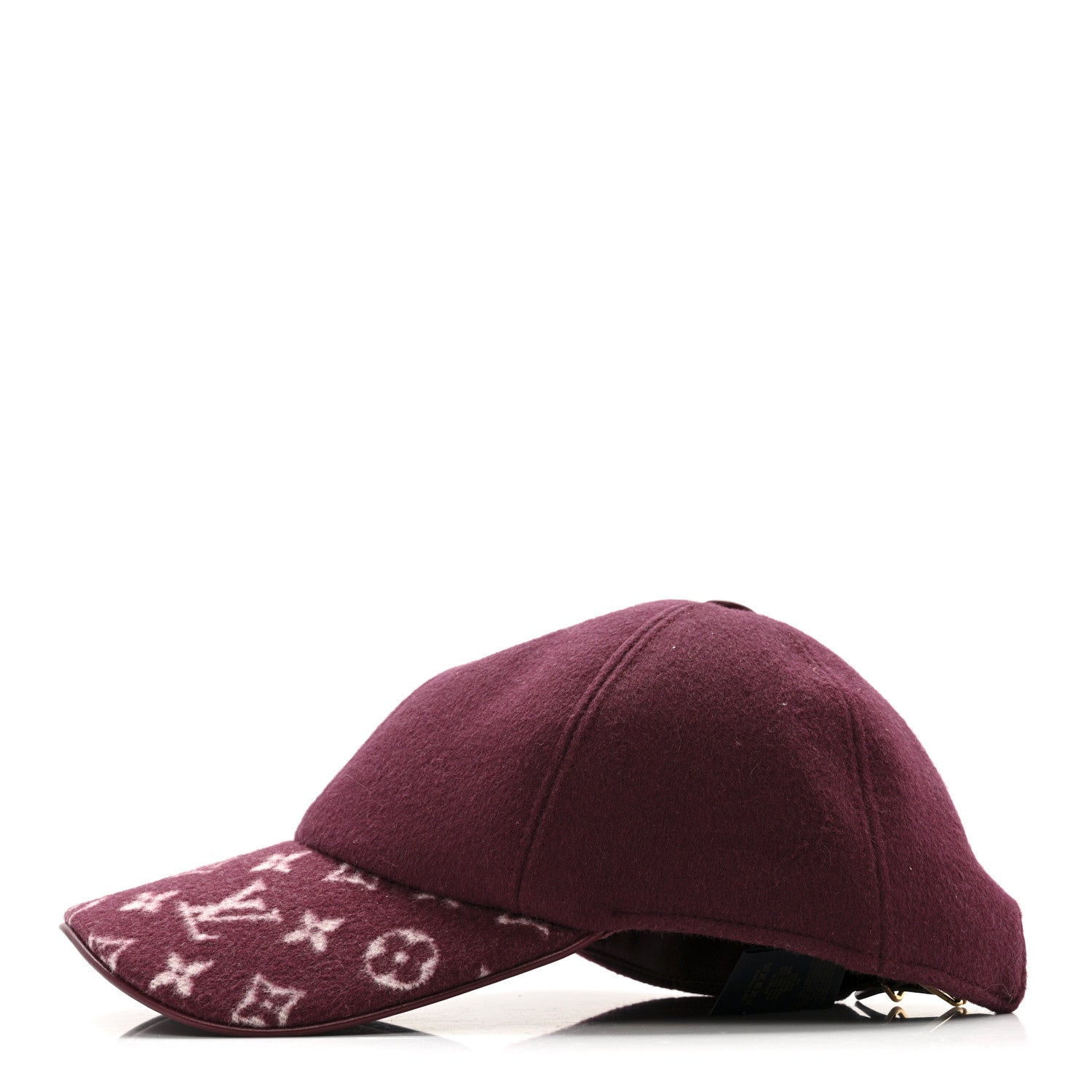 Louis Vuitton Wool Silk Monogram Endless Cap L Bordeaux 4 of 9