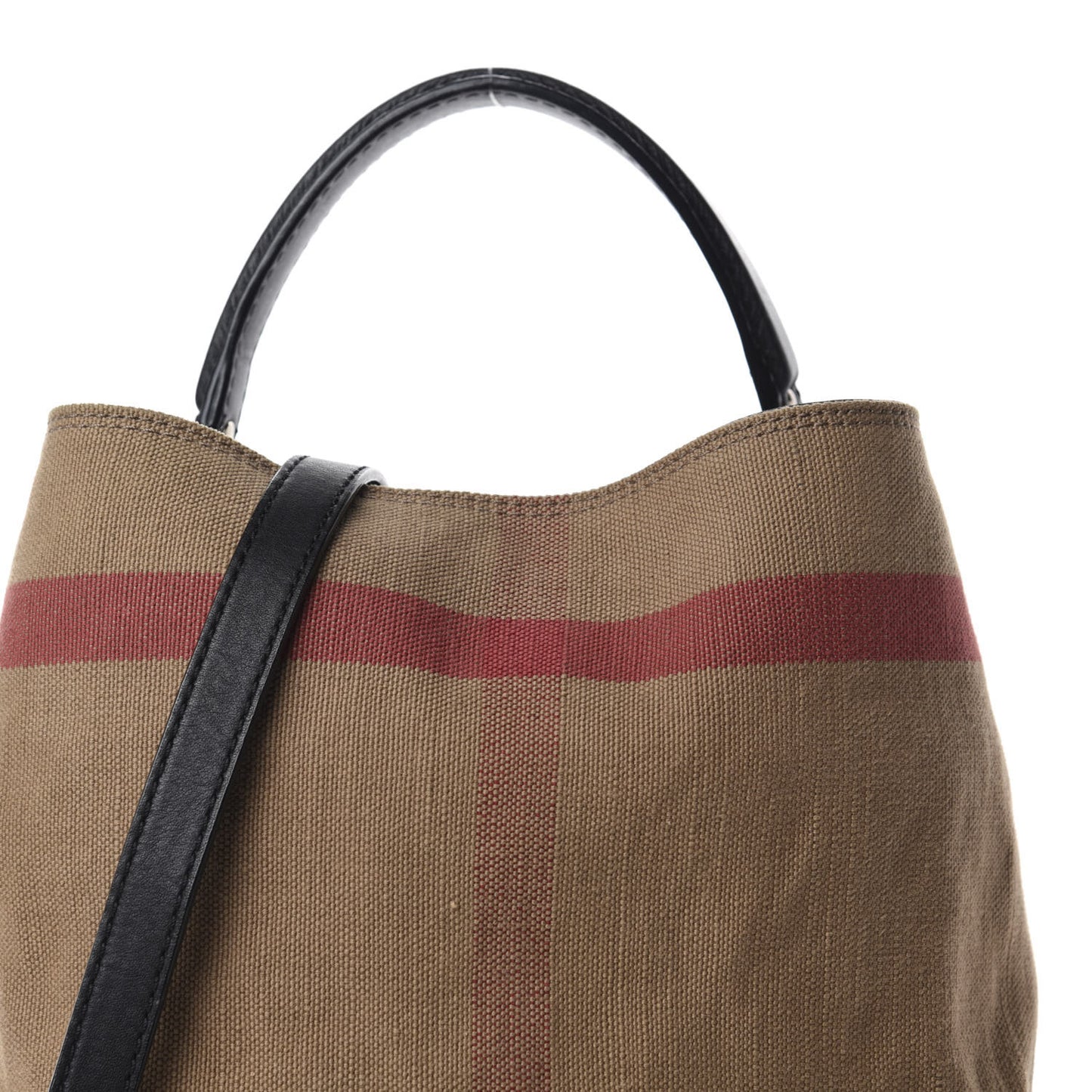 Canvas Mega Check Medium Ashby Hobo Black