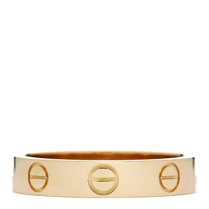 Cartier 18K Yellow Gold 3.5mm LOVE Wedding Band Ring 50 5.25 3 of 5