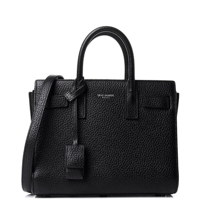 Saint Laurent Grained Calfskin Nano Sac De Jour Black 1 of 5