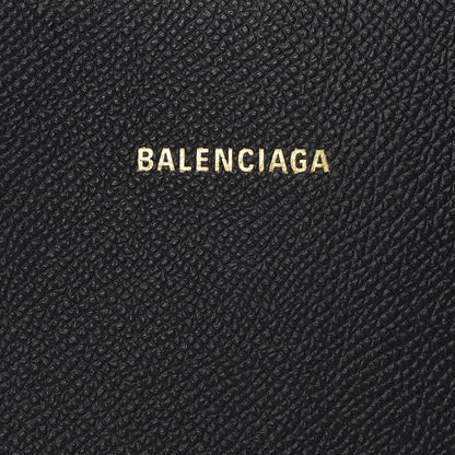 Balenciaga Signature Grained Calfskin Logo M Ville Top Handle Bag Black 7 of 9