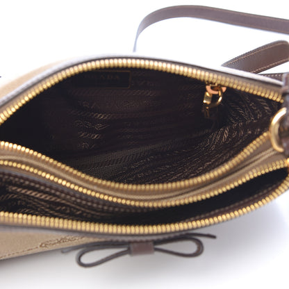 Prada Jacquard Logo Crossbody Corda Bruciato 8 of 11