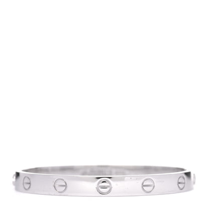 Cartier 18K White Gold LOVE Bracelet 16 1 of 7