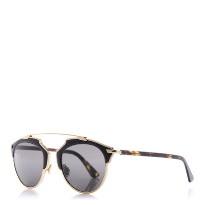 Christian Dior Metal Lambskin So Real Sunglasses Black 1 of 7