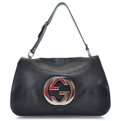 Gucci Leather Blondie Medium Flap Black 1 of 9