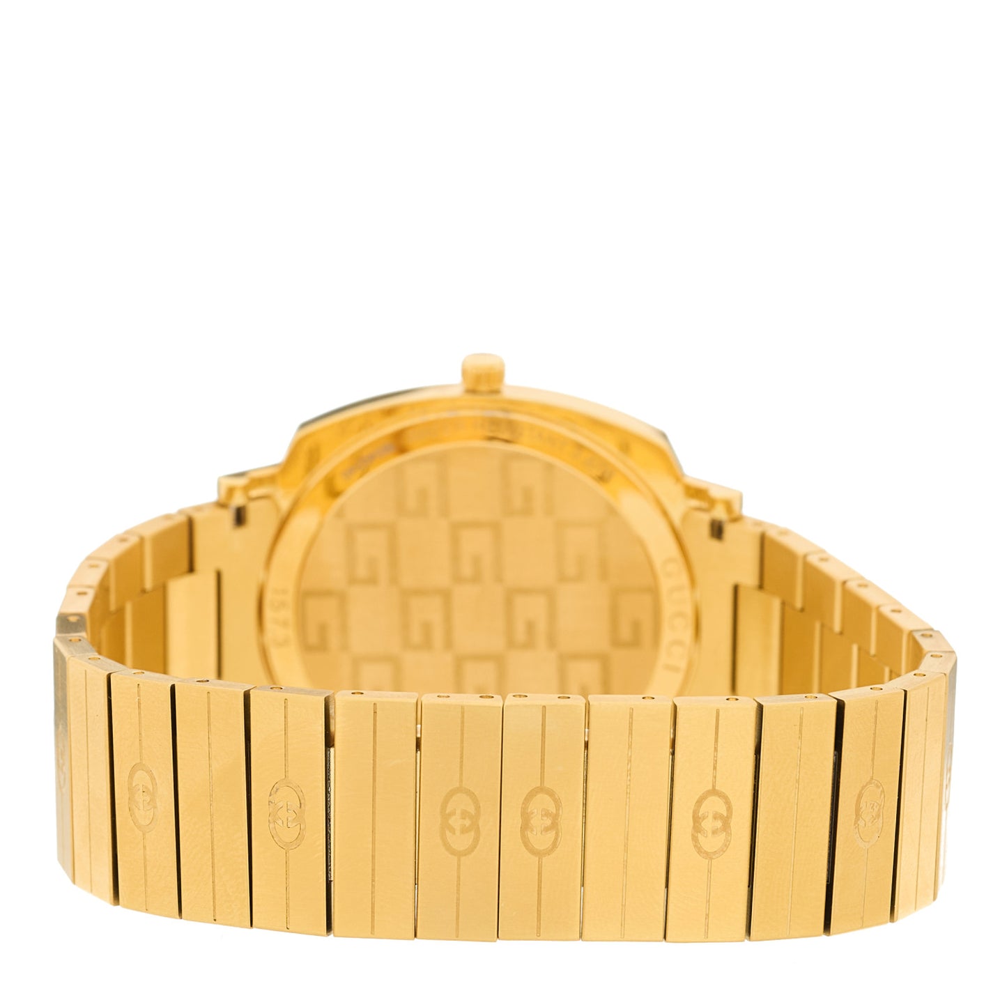 Stainless Steel 38mm Grip Quartz Watch Gold