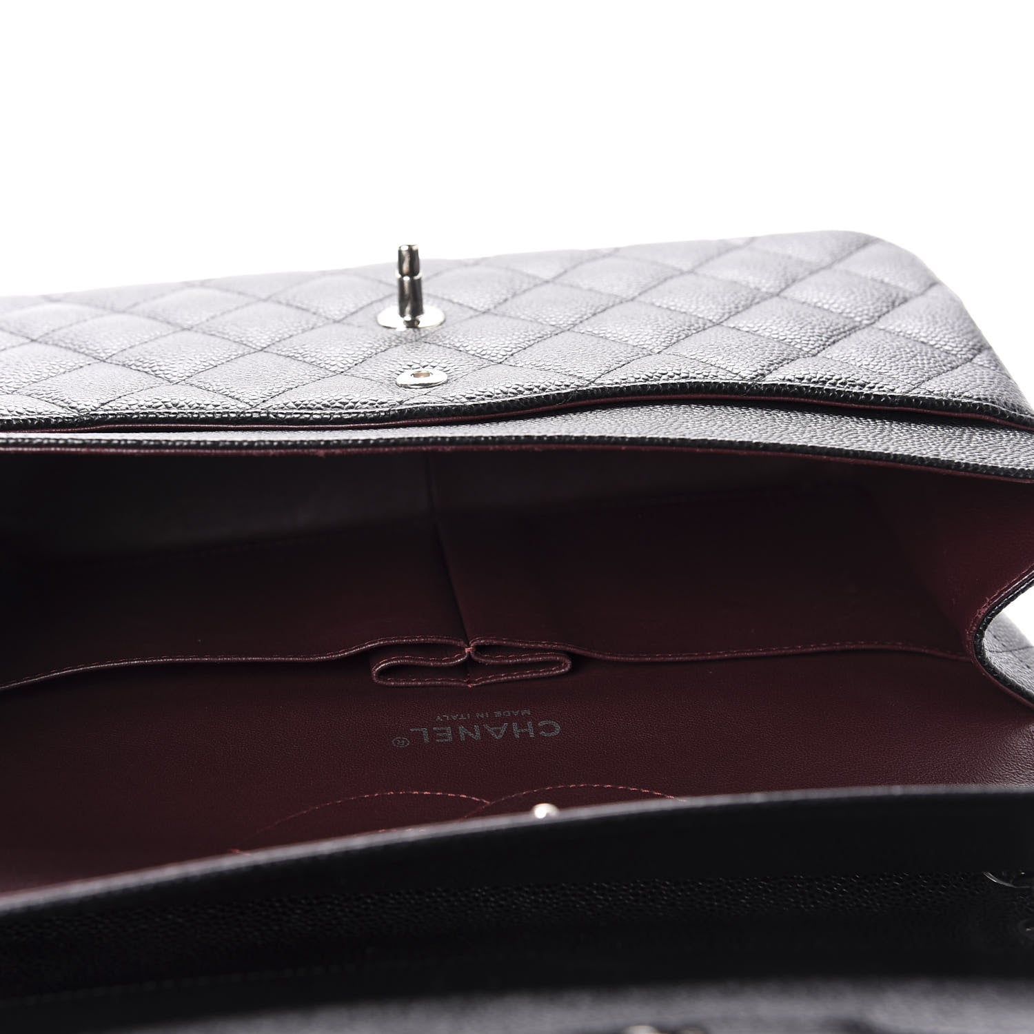 Chanel Caviar Quilted Jumbo Double Flap Black 6 of 11