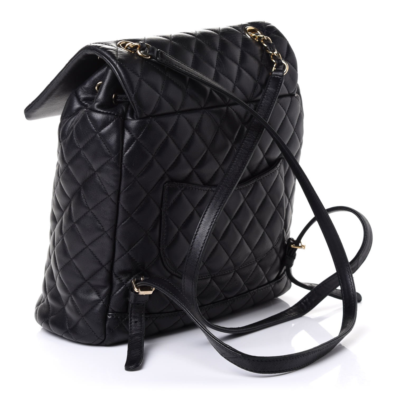 Chanel Calfskin Quilted Large Urban Spirit Backpack Black 5 of 13