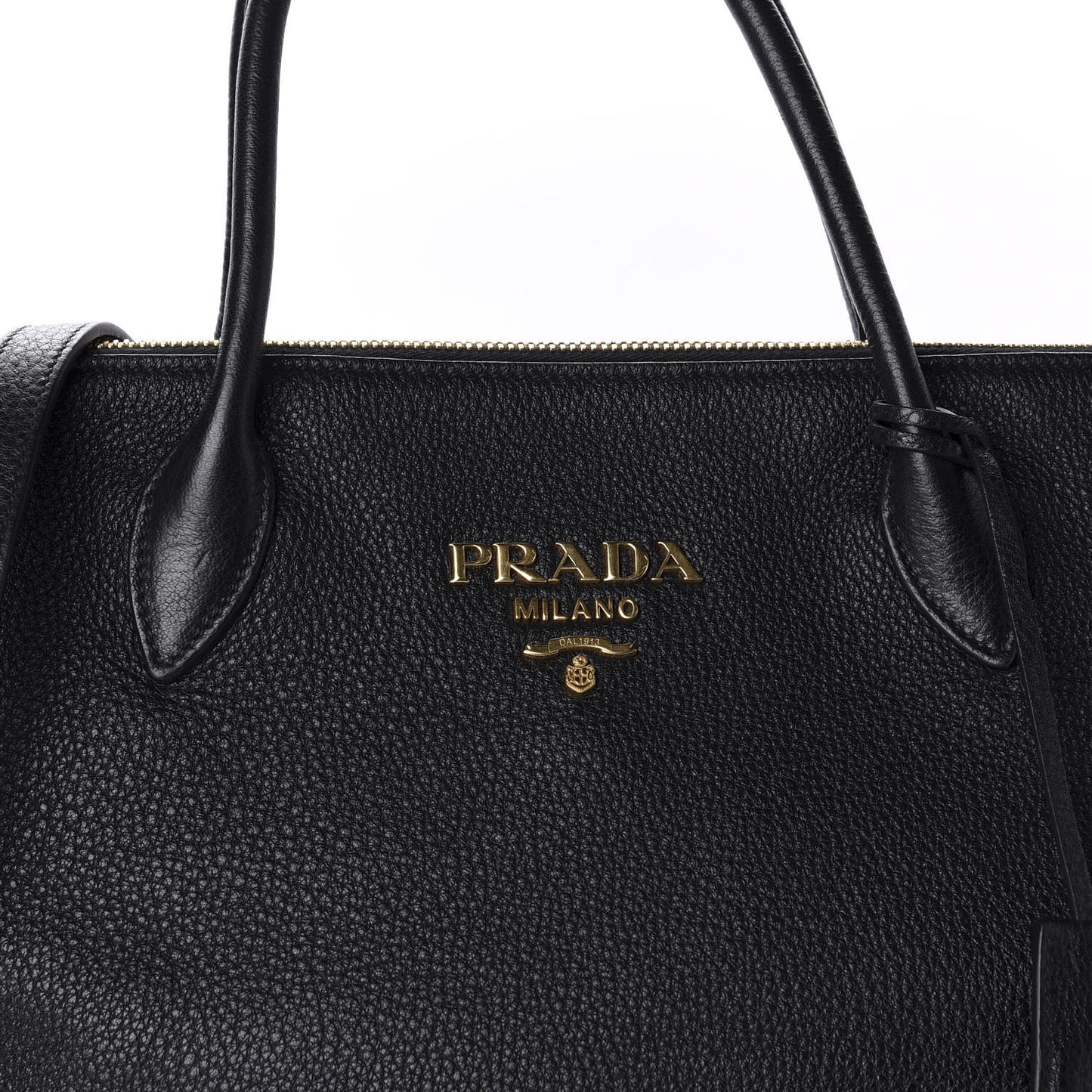 Vitello Daino Tote Black