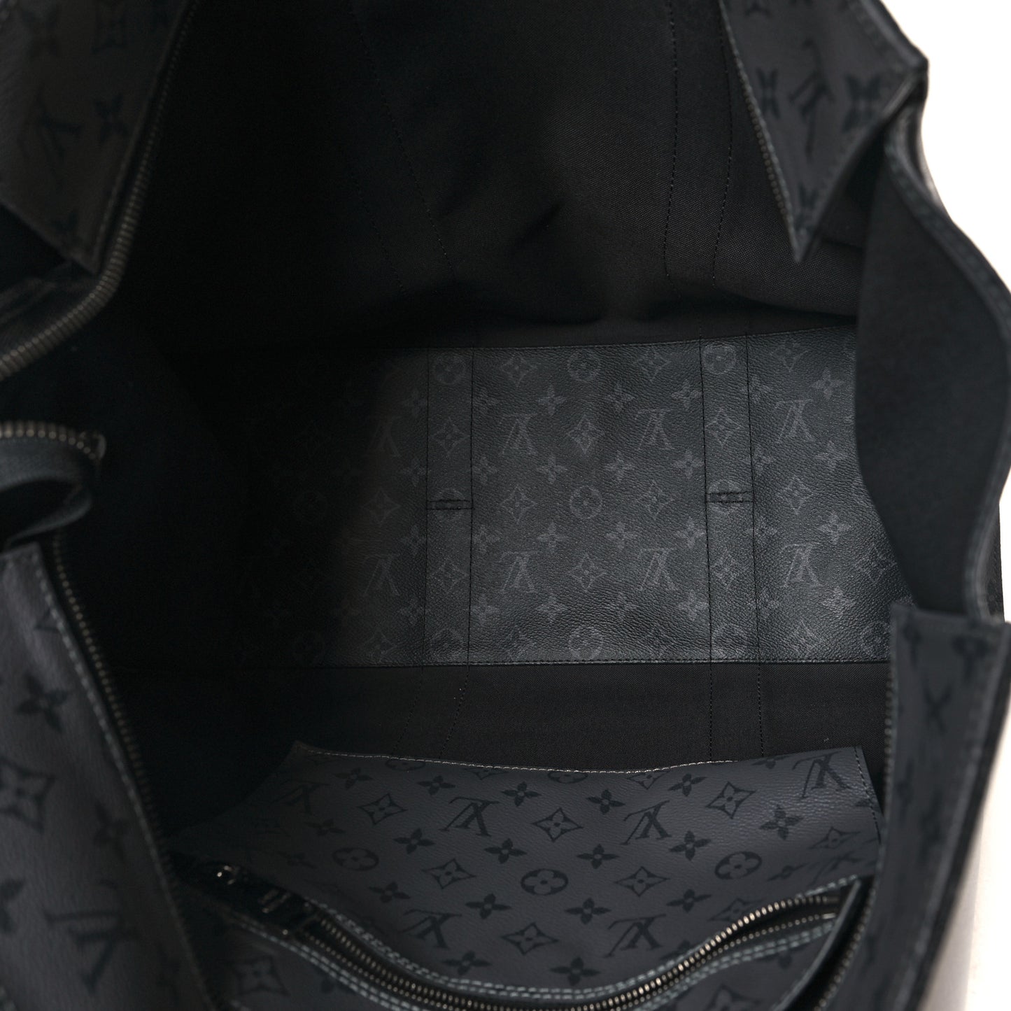Monogram Eclipse Cabas Zippe GM Black