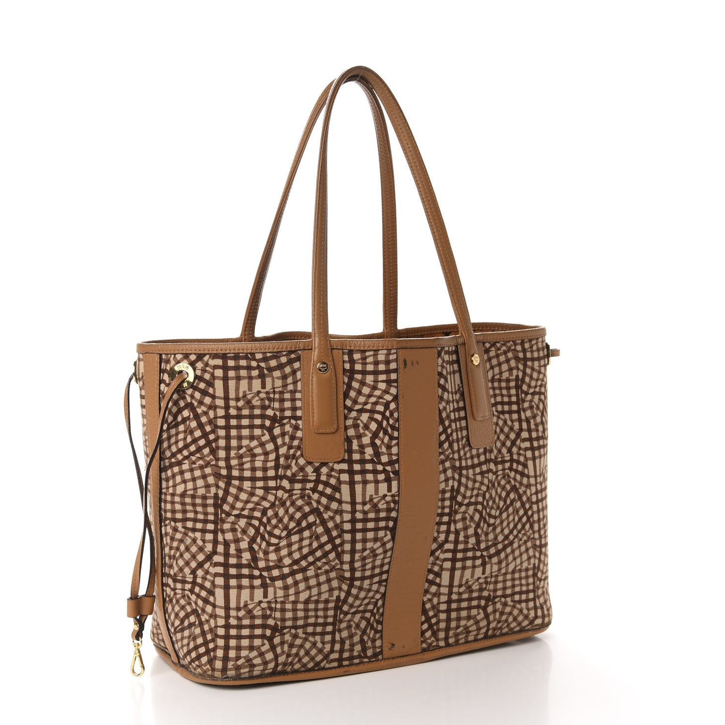 Visetos Medium Liz Reversible Shopper Tote Cognac