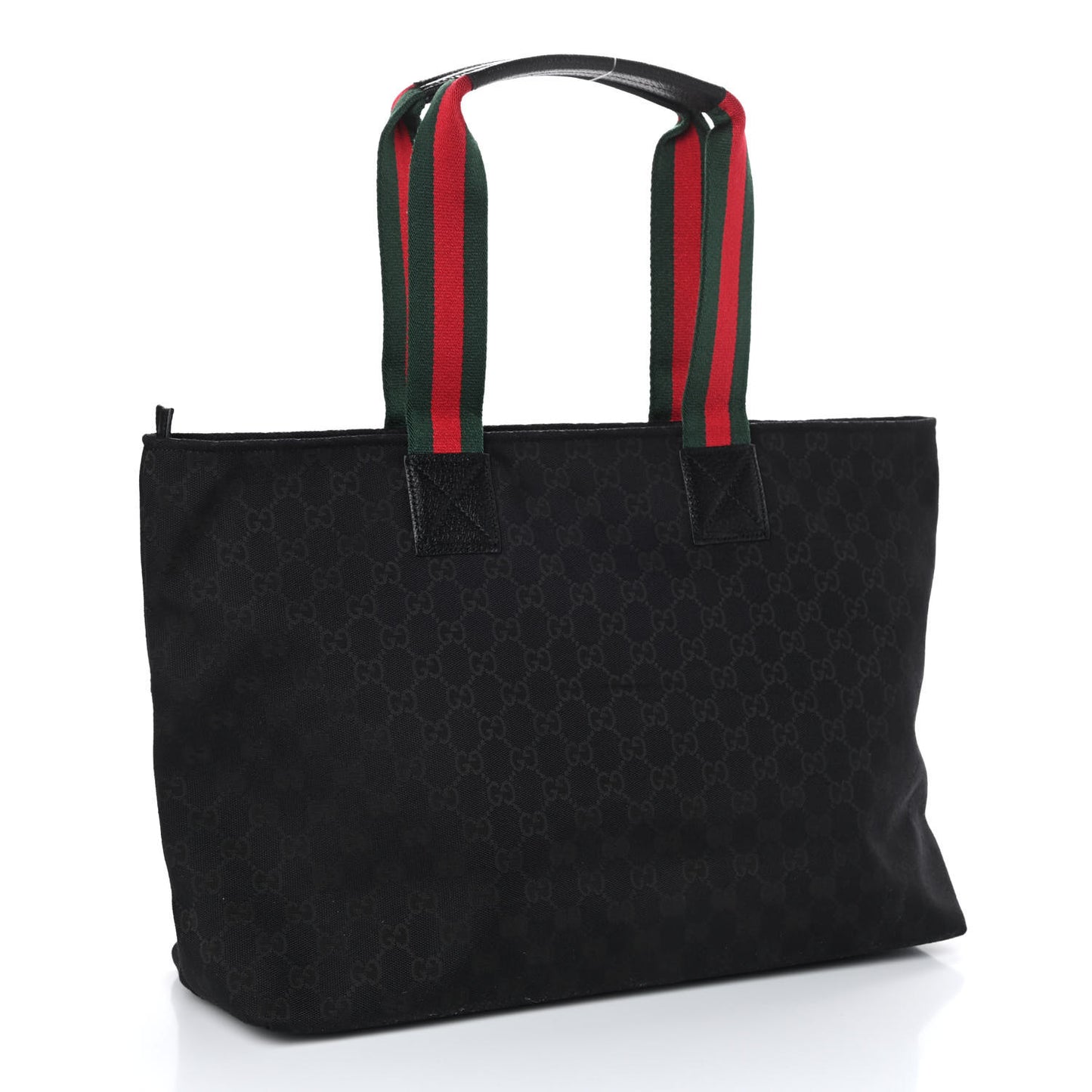 Monogram Web Large Diaper Tote Black