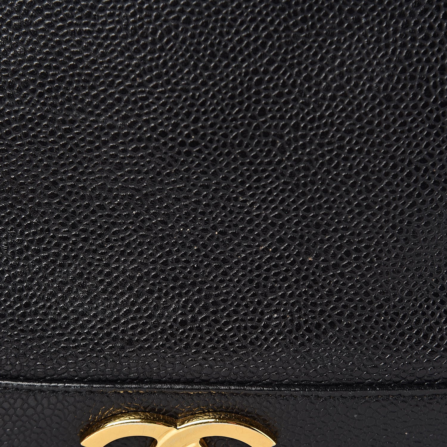 Chanel Caviar CC Drawstring Shoulder Bag Black 12 of 13