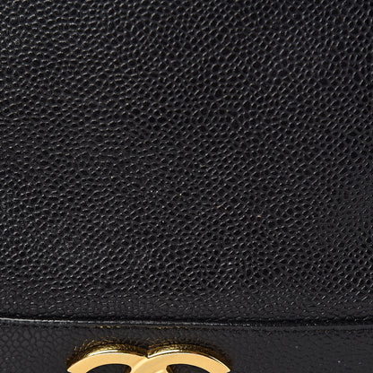 Chanel Caviar CC Drawstring Shoulder Bag Black 12 of 13