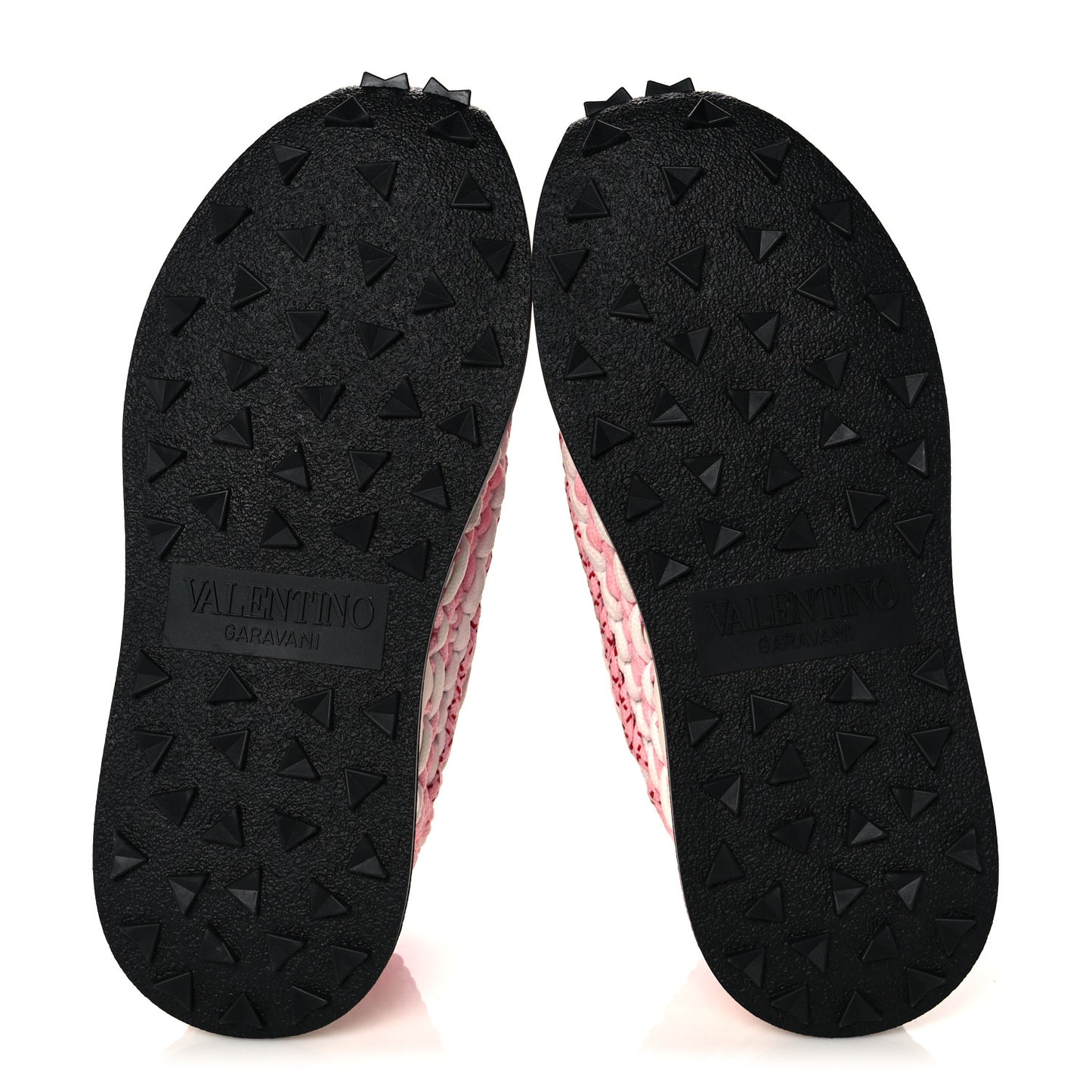 Fabric Crochet Womens Low Top Sneakers 38 Pink