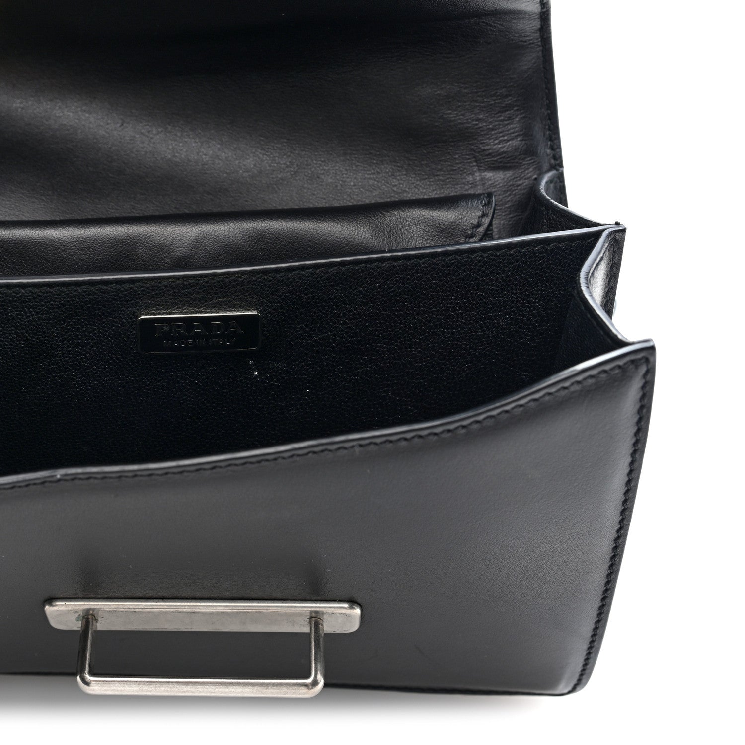Prada City Calf Saffiano Cahier Bag Black 5 of 8