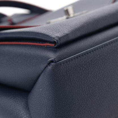 Louis Vuitton Soft Calfskin My Lockme Top Handle Marine Rouge 8 of 11